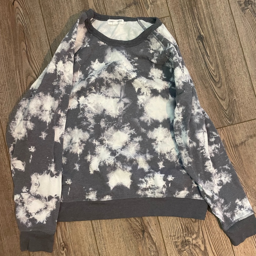 Target black and white tie dye, size large, sweatshirt